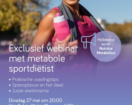 Sportwebinar eiwitbeperkt dieet